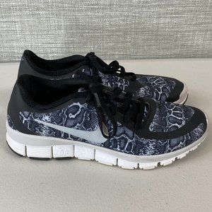Nike Free Animal Print Running Shoes 5.0 - 7